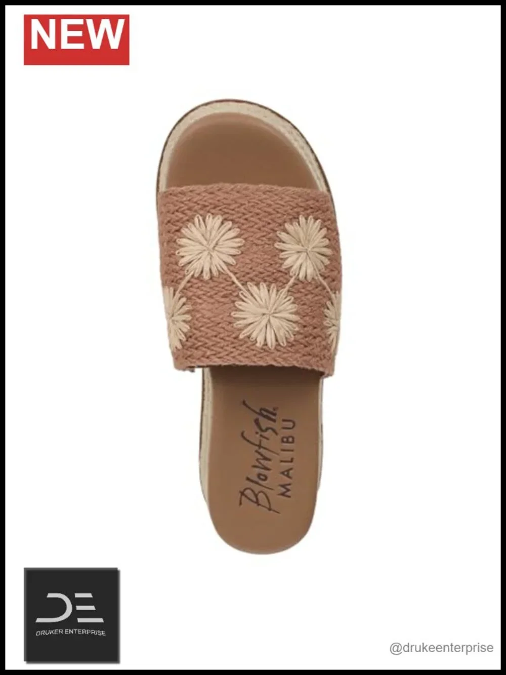 Espadrille Wedge Sandals Women Platform Slip-On Floral Raffia